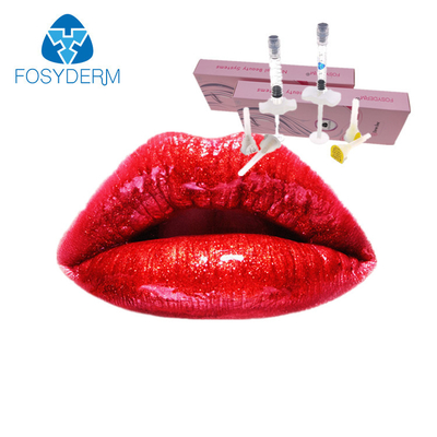 2 ml Derm Hyaluronic Acid Filler Lidocaine, Lip Injections Fullness HA Gel With Lidocaine